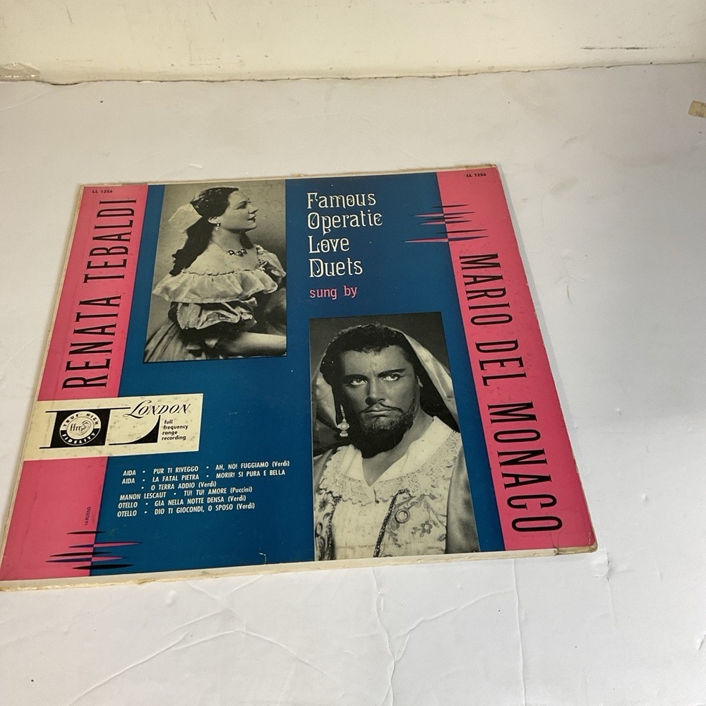 London‎ Vinyl Record Famous Operatic Love Duets Full Range Recording Classical